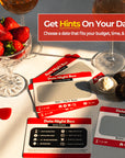 Date Night Box with 52 creative couples challenges, scratch-off surprise cards, and romantic activities for married couples, new relationships, or long-term partners. Features helpful icons to choose budget-friendly, at-home date night ideas, spontaneous games, and flirty couple experiences. Great as a unique gift for boyfriends, engagement gift, honeymoon keepsake, or anniversary gift for wife. Add fun, laughter, and bonding to your relationship routine.