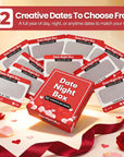 Date Night Box for couples, romantic scratch-off card game with 52 surprise date ideas. Couples gift, boyfriend gift, girlfriend gift, husband gift, wife gift, anniversary gift, Valentine’s Day gift, wedding gift, newlywed gift, romantic game for couples, relationship game, fun couples activity, date night ideas at home, adult games for couples, unique couples gift, couples challenge, gift for him and her, romantic card deck, stocking stuffer, engagement gift, year of dates.