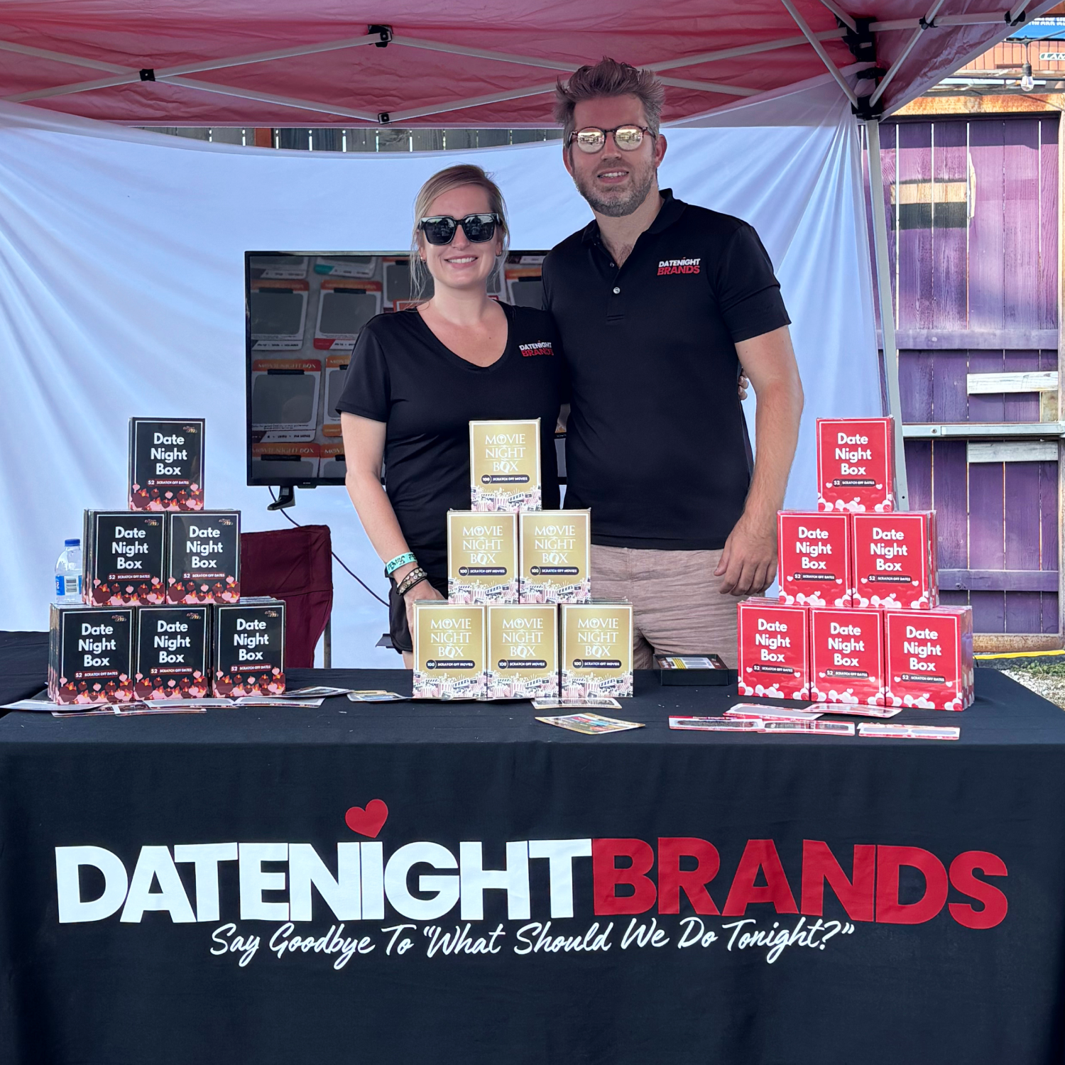 Luke and Meg, founders of Date Night Brands